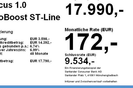 Ford Focus 45.000 km 17.990 &euro; Kaufbeuren 87600