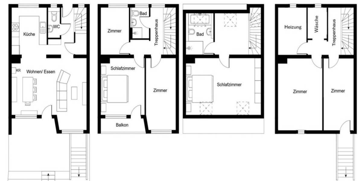 Reihenmittelhaus Erlangen Alterlangen - 5 Zimmer, 149 m&sup2;, 749.000&euro; | Angebot:26418058
