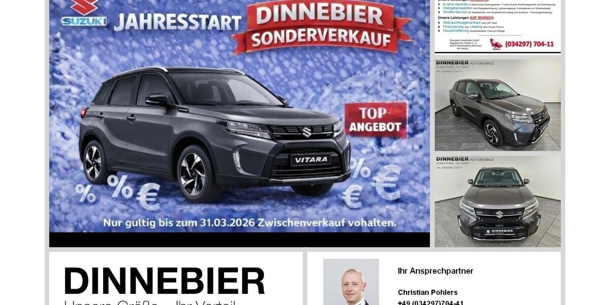 Suzuki Vitara 3.900 km 22.890 &euro; Markkleeberg 04416