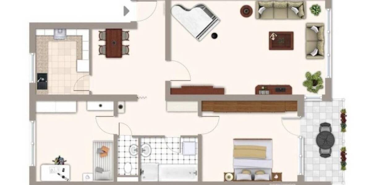 Etagenwohnung Backnang - 3 Zimmer, 91 m&sup2;, 1.200&euro; | Angebot:26702655