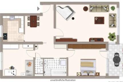 Wohnung Backnang - 3 Zimmer, 91 m&sup2;, 1.200&euro; | Angebot:26702655