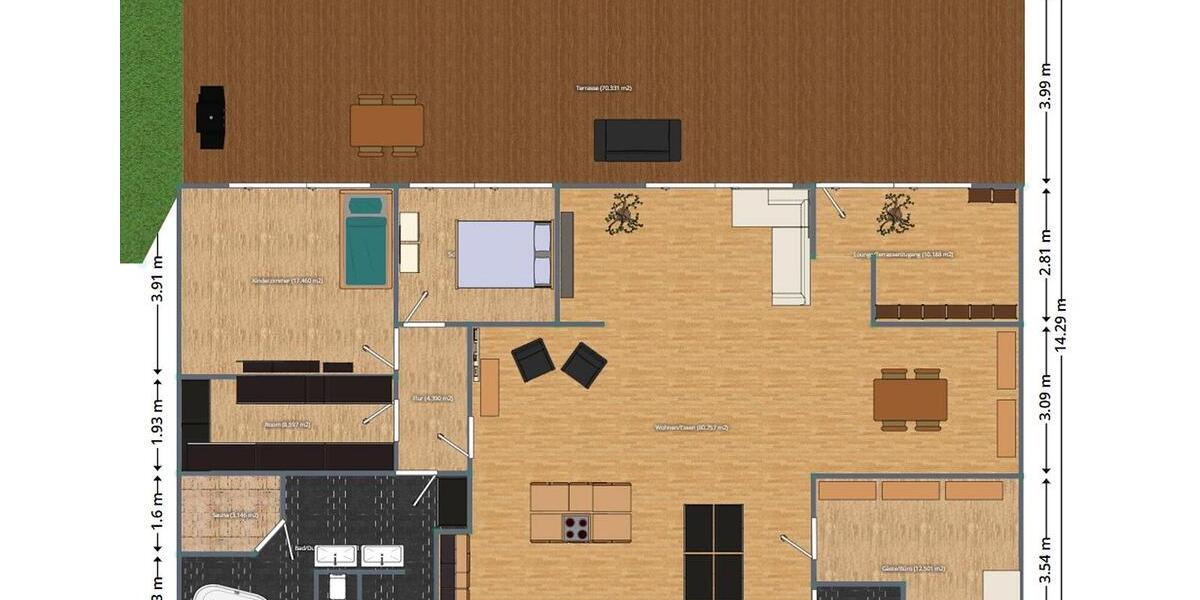 Erdgeschoßwohnung Freudenstadt - 4 Zimmer, 175 m&sup2;, 399.000&euro; | Angebot:26941699