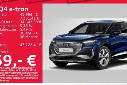 Audi Q4 e-tron 8.163 km 41.306 &euro; Eching 85386