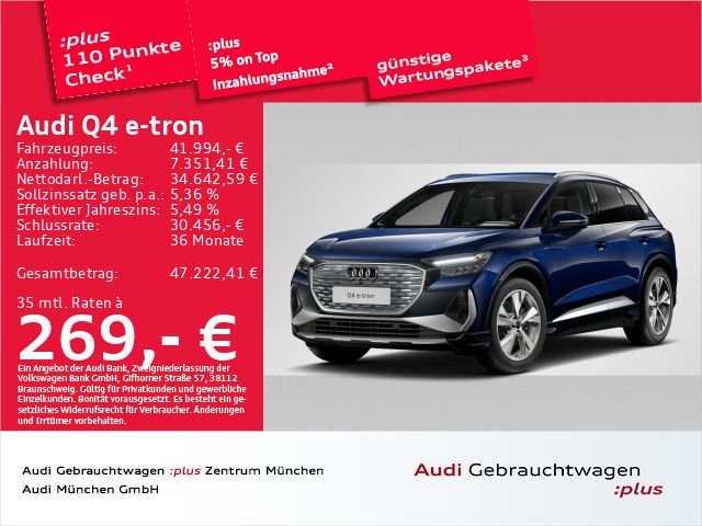 Audi Q4 e-tron 8.163 km 41.306 &euro; Eching 85386