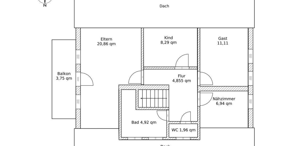 Einfamilienhaus Adendorf - 7 Zimmer, 140 m&sup2;, 449.000&euro; | Angebot:27092860