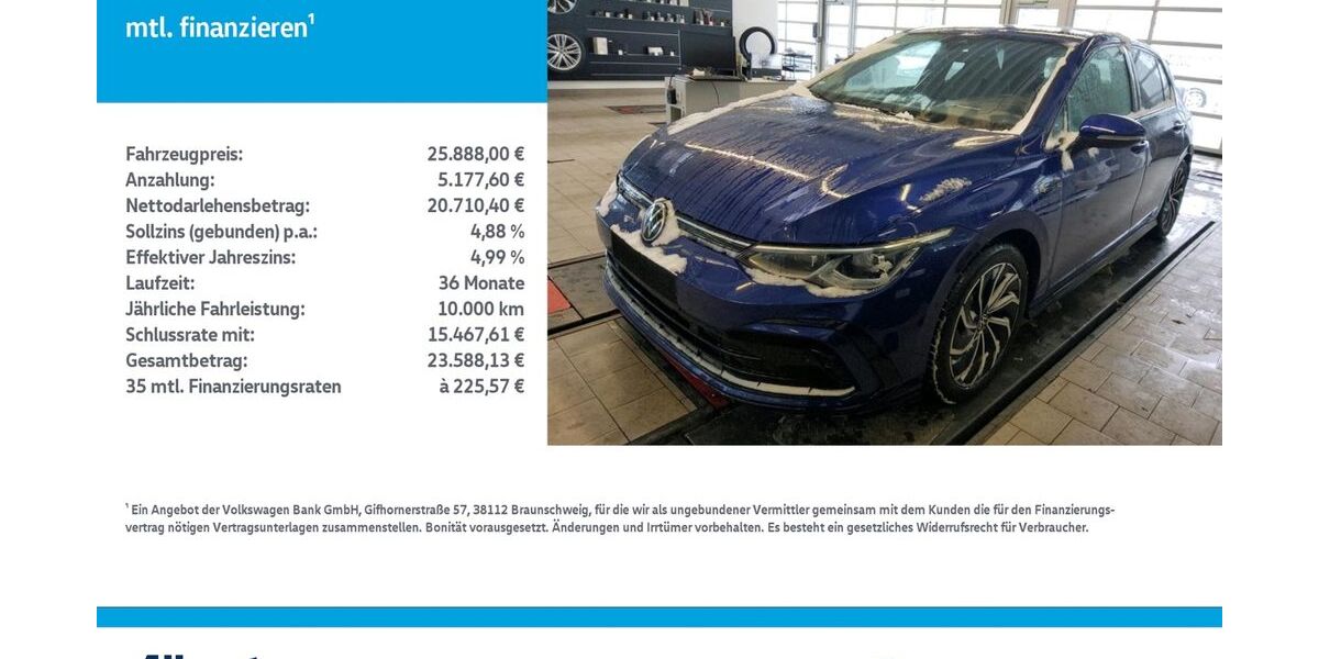 VW Golf 27.010 km 25.888 &euro; Leinefelde-Worbis/DE 37327