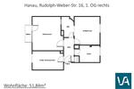 Etagenwohnung Hanau Großauheim - 3 Zimmer, 52 m&sup2;, 573&euro; | Angebot:26671748