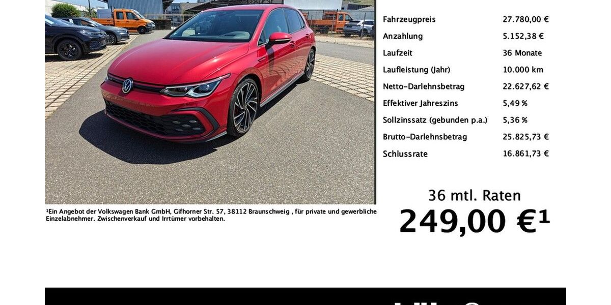 VW Golf 23.227 km 27.780 &euro; Trier 54292