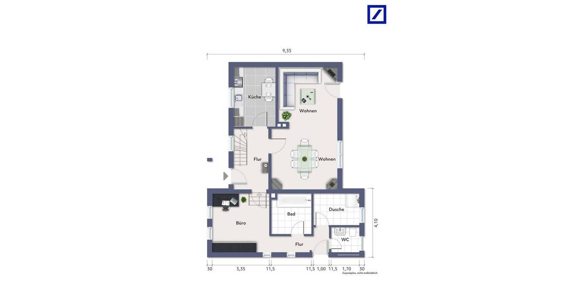 Doppelhaushälfte Bassum - 5 Zimmer, 120 m&sup2;, 199.000&euro; | Angebot:26029104