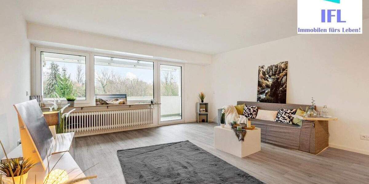 Erstbezug! Frisch sanierte 3- ZKB- Wohnung mit großer Loggia und Einzelgarage 3 zimmer