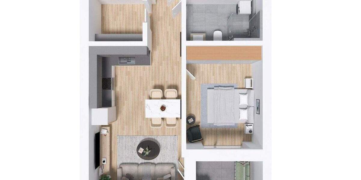 Etagenwohnung Auerbach Loh - 3 Zimmer, 71 m&sup2;, 248.500&euro; | Angebot:25760487