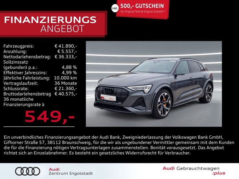 Audi e-tron 64.006 km 41.890 € Ingolstadt 85057