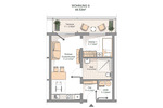 Etagenwohnung Schiffweiler - 1 Zimmer, 44 m&sup2;, 166.082&euro; | Angebot:25746645