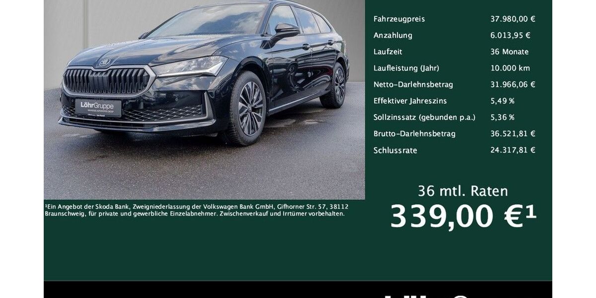 Skoda Superb 14.258 km 37.980 &euro; Trier 54292