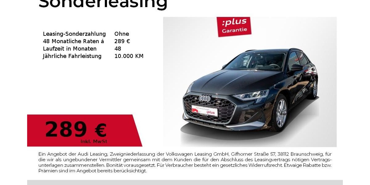 Audi A3 3.585 km 31.990 &euro; Bernburg 06406
