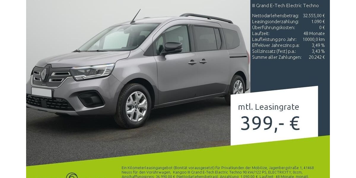 Renault Kangoo 1.500 km 29.870 &euro; Borken 46325