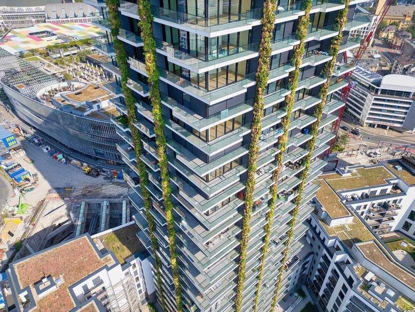 Exklusiv wohnen in Mainhattan: Lichtdurchflutetes Neubau-Apartment mit Skyline-Blick 2 zimmer