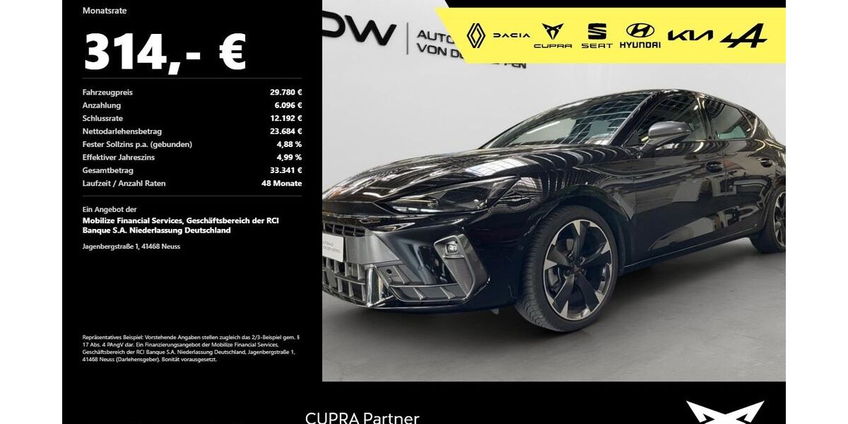 Cupra Leon 23.100 km 28.450 &euro; Oberschopfheim 77948