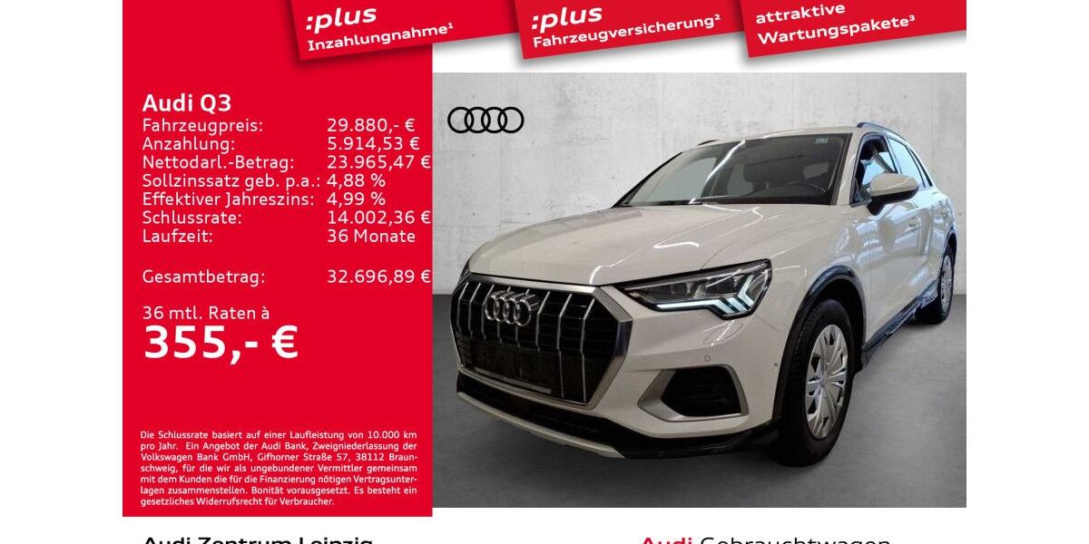 Audi Q3 69.447 km 29.880 &euro; Leipzig 04129