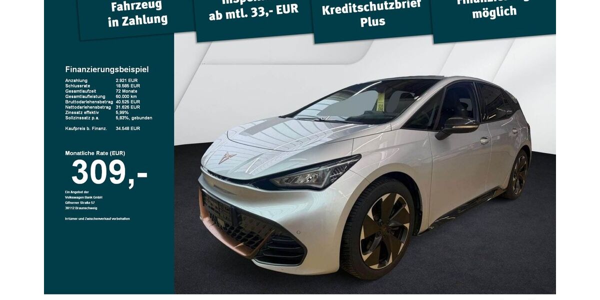 Cupra Born 21.480 km 34.290 &euro; Kempten 87437