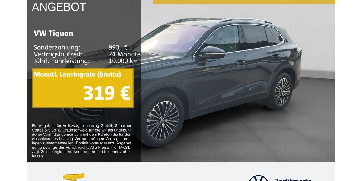 VW Tiguan 12.760 km 42.920 &euro; Plettenberg 58840