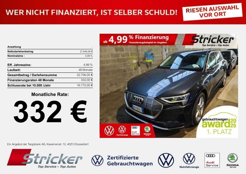 Audi e-tron 16.577 km 27.949 &euro; Horn-Bad Meinberg 32805