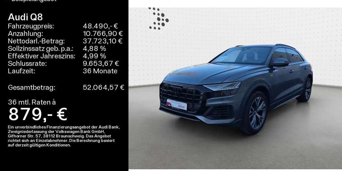Audi Q8 104.543 km 48.490 &euro; Hofheim 65719