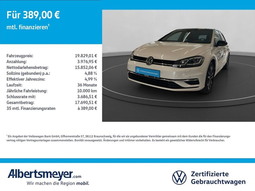 VW Golf 74.891 km 19.829 € Nordhausen 99734