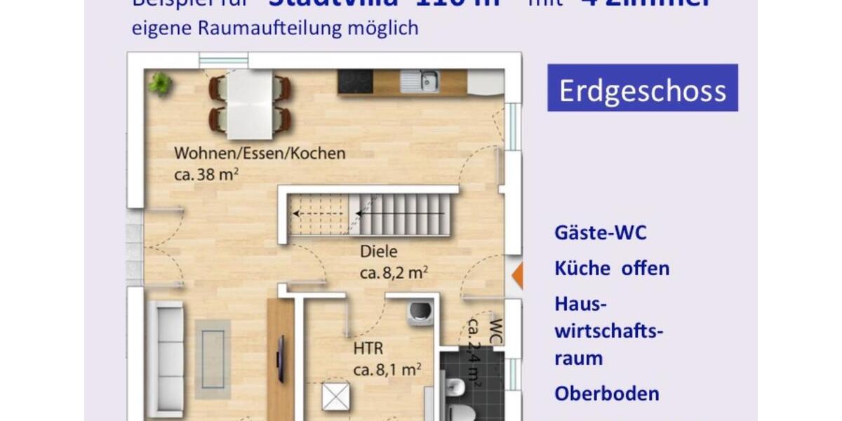 Einfamilienhaus Brand-Erbisdorf Erbisdorf - 4 Zimmer, 110 m&sup2;, 1.240&euro; | Angebot:24610684