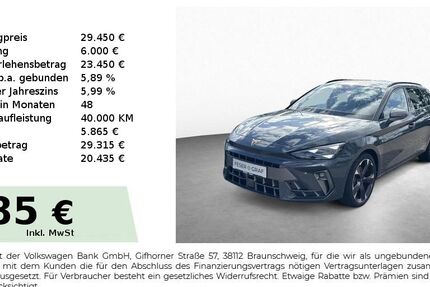 Cupra Leon 11.790 km 29.450 &euro; Schwabach 91126