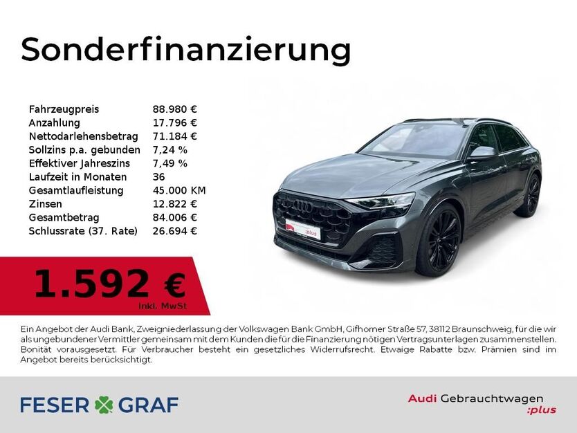 Audi Q8 21.907 km 88.980 € Dessau-Roßlau 06844