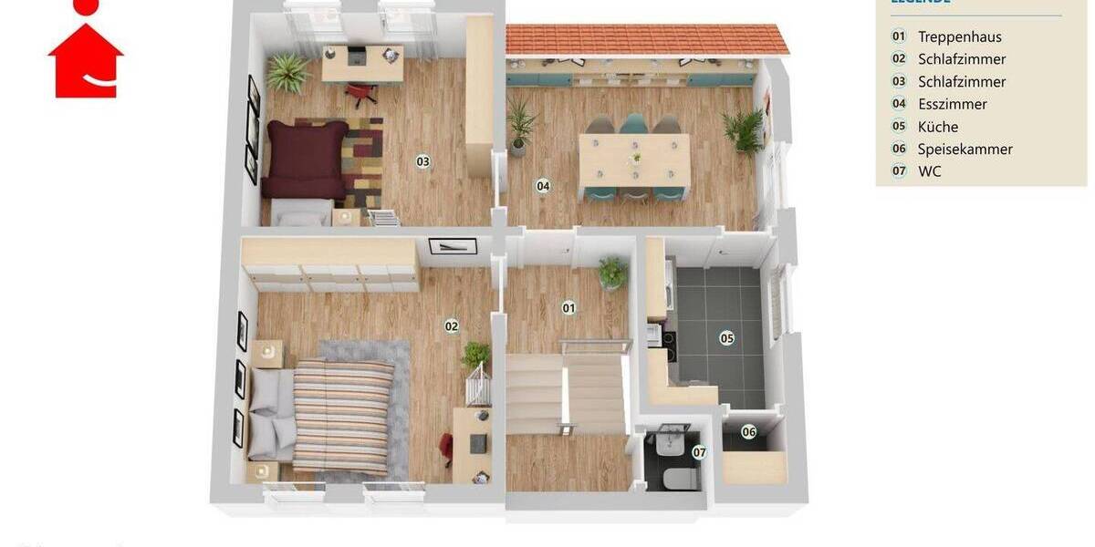Doppelhaushälfte Steinfurt Borghorst - 6 Zimmer, 103 m&sup2;, 199.000&euro; | Angebot:26053702