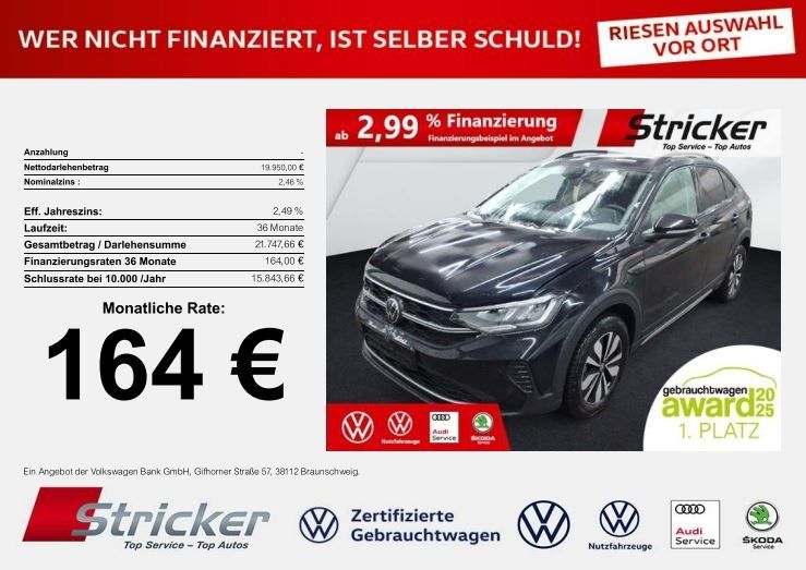 VW Taigo 25.284 km 19.949 &euro; Horn-Bad Meinberg 32805