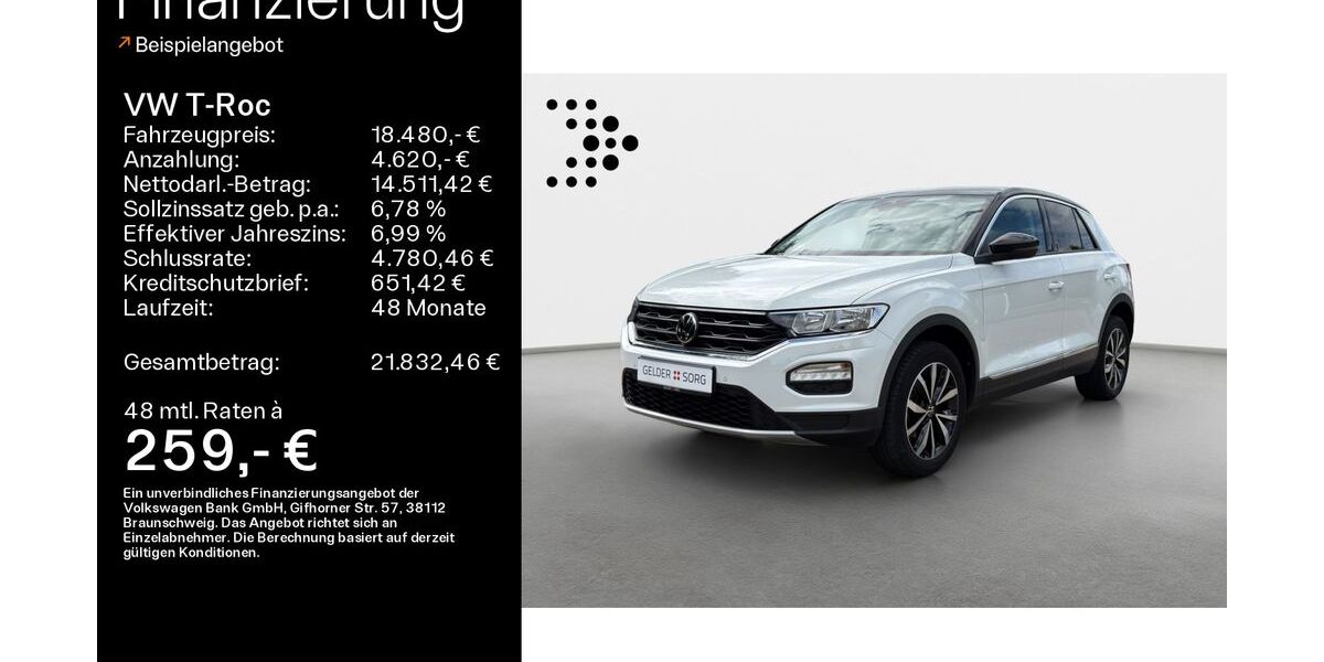 VW T-Roc 26.990 km 18.480 &euro; Ebern 96106