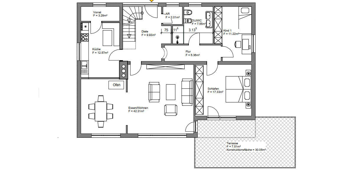 Mehrfamilienhaus, Wohnhaus Kirchhundem Oberhundem - 7 Zimmer, 200 m&sup2;, 259.000&euro; | Angebot:25734598