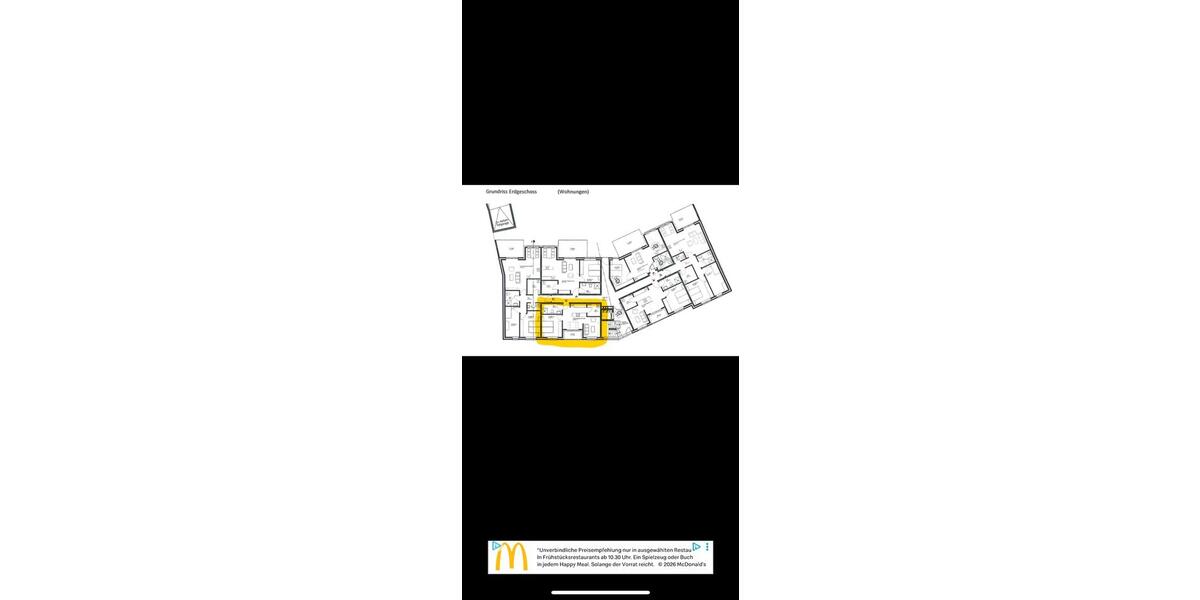 Erdgeschoßwohnung Meppen - 2 Zimmer, 53 m&sup2;, 195.000&euro; | Angebot:25895282