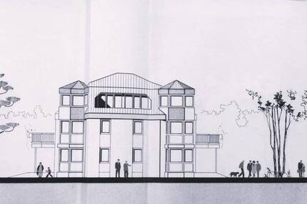 REFRATH ruhig gelegene 3-Zimmer-Whg in Waldrandlage mit Dachterrasse, 2 Bädern, 2 Erkern, TG-Stellplatz 3 zimmer
