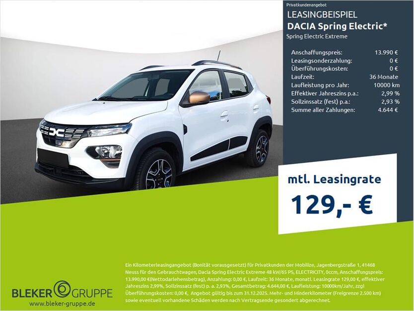 Dacia Spring 1.050 km 13.990 € Borken 46325