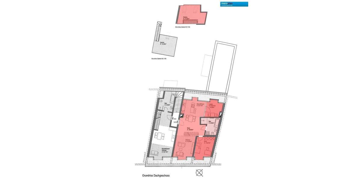 Etagenwohnung Erfurt Altstadt - 2 Zimmer, 87 m&sup2;, 995&euro; | Angebot:25459119