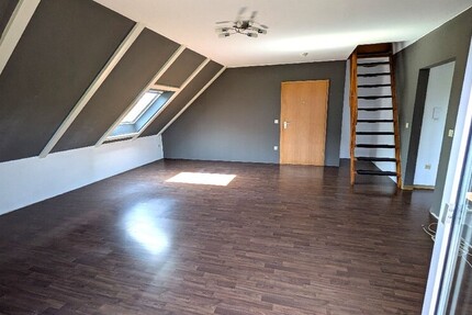 RESERVIERT! Maisonette im DG mit Balkon zur angenehmen Nordseite - Wohnung Waghäusel Kirrlach | Angebot:27023521