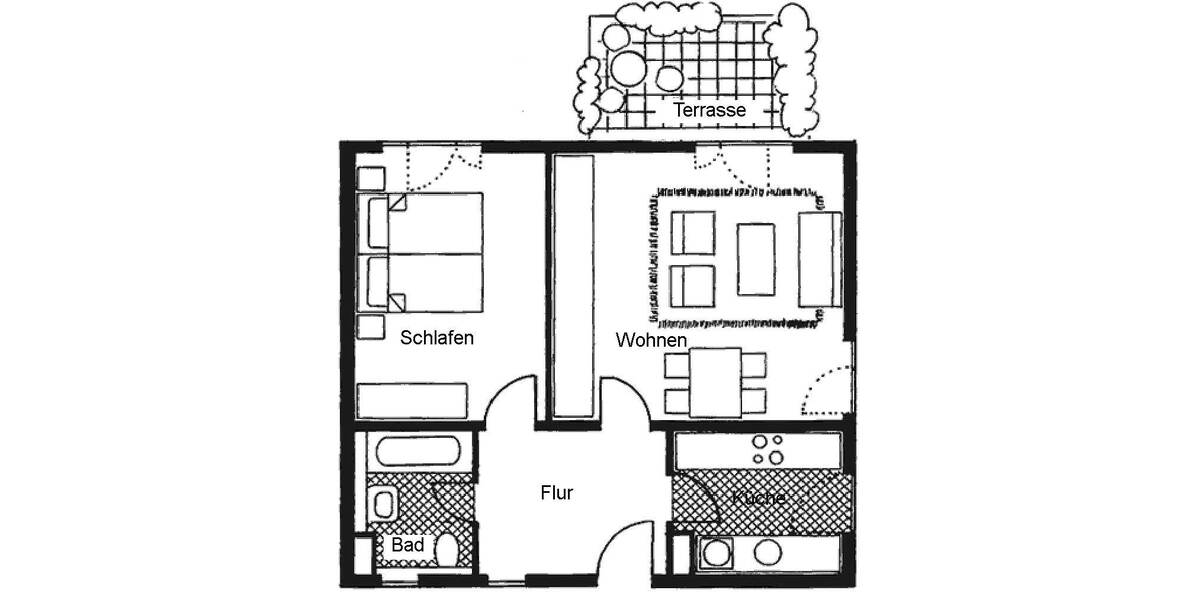 Etagenwohnung Leipzig Reudnitz-Thonberg - 2 Zimmer, 58 m&sup2;, 600&euro; | Angebot:26363039