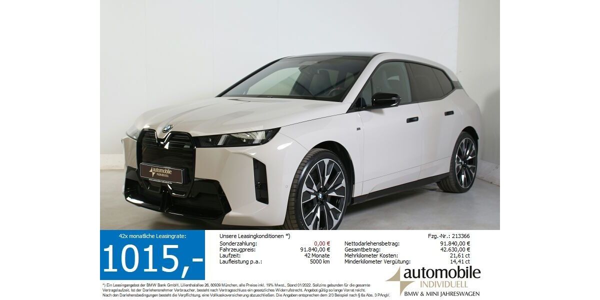 BMW iX 25.200 km 89.840 &euro; Paderborn 33100