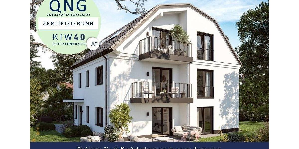 NEUBAU-3-Zimmer-OG-Wohnung mit Balkon in 3-Parteienhaus 3 zimmer