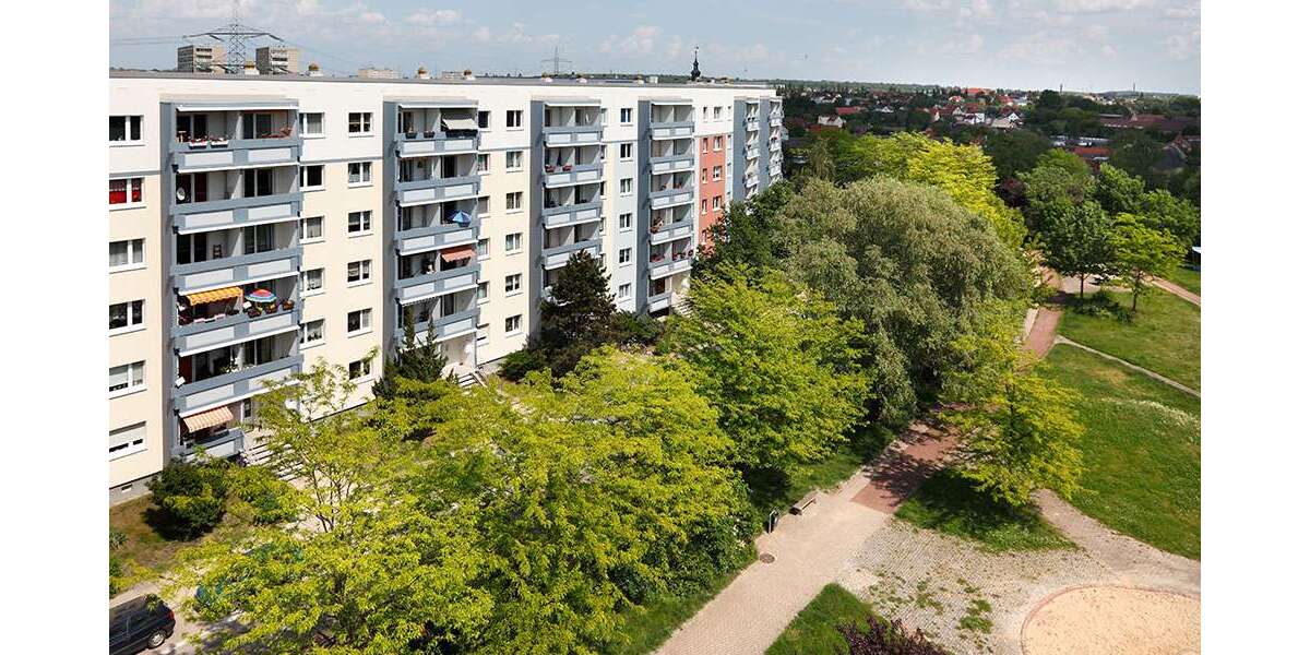 Etagenwohnung Halle (Saale) Silberhöhe - 2 Zimmer, 48 m&sup2;, 286&euro; | Angebot:27115734
