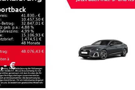 Audi A5 18.953 km 41.830 &euro; Balingen 72336