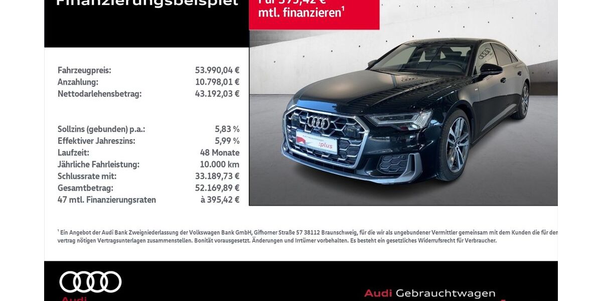 Audi A6 24.587 km 53.990 &euro; Rostock 18059