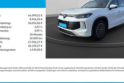 VW Tayron 26.155 km 44.999 € Leinefelde-Worbis/DE 37327