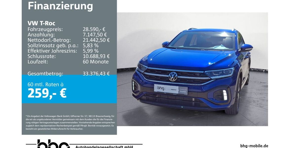 VW T-Roc 24.114 km 28.590 &euro; Metzingen 72555