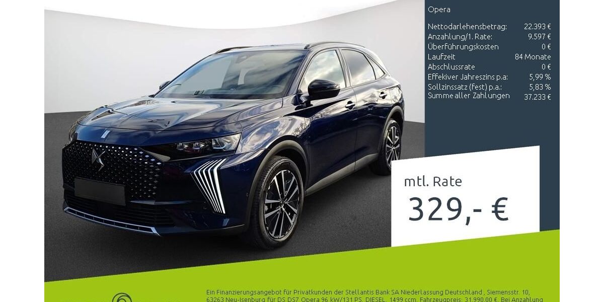 DS Automobiles DS7 (Crossback) 48.395 km 26.860 &euro; Ahaus 48683