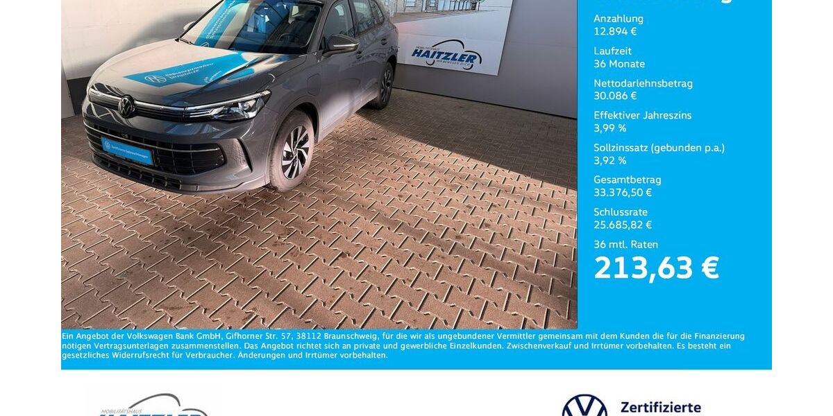 VW Tiguan 7.900 km 42.980 &euro; Gernsbach 76593